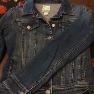 Old navy crop jean jacket